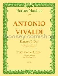 Concerto For Flute In D (rv783) (first edition)