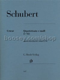 String Quartet movement in c minor D 703 (Set of Parts)