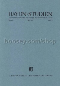 Haydn-Studien Band 2 Heft 2 (Mai 1969)