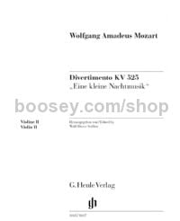 Divertimento "Eine Kleine Nacht Musik", K. 525 (Violin II Part)