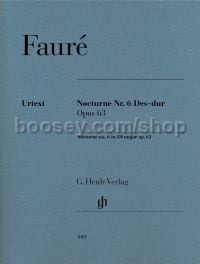 Nocturne no. 6 in D flat major op. 63 (Piano Solo)