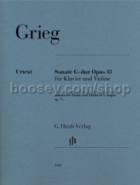 Sonata In G Major Op. 13 (Violin & Piano)