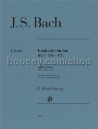 English Suites BWV 806-811 without Fingering (Piano Solo)