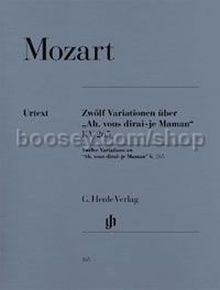 12 Variations on "Ah, vous dirai-je Maman", K. 265 (Piano Solo)