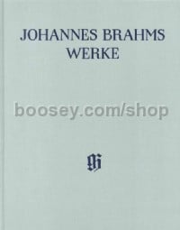 Johannes Brahms Werke op. 83 Serie IA, Band 6 (Piano Reduction) (Clothbound)