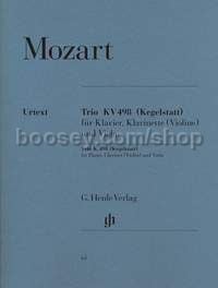 Trio in Eb Major "Kegelstatt", K. 498 (Clarinet/Violin, Viola & Piano)