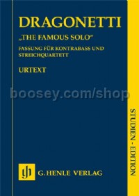 The Famous Solo for Double Bass and Orchestra (Study Score)