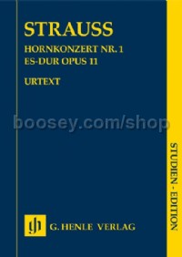 Hornkonzert Nr. 1 Es-dur op. 11 op. 11 (Study Score)