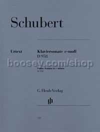 Piano Sonata in C Minor, D 958