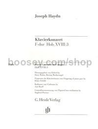 Concerto for Piano in F Major, Hob.XVIII:3 (Viola Part)