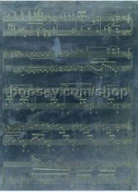 Beethoven – Music engraving plate