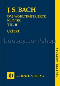 Well-Tempered Clavier BWV 870-893 Teil 2 (Study Score)