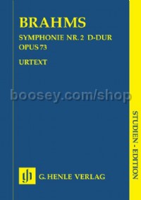 Symphony no. 2 D major op. 73 (Study Score)