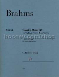 Sonatas Op. 120 for Clarinet and Piano