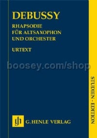 Rhapsody for Alto Saxophone and Orchestra (Study Score)
