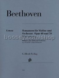 Romances Op. 40 & 50 for Violin & Piano