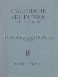 Italian Violin Music Of The Baroque Era, Vol.I (Violin & Piano)