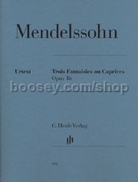 Three Fantasias or Cappricios, Op.16 (Piano)