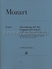 Divertimento for Violin /Vla/Cello KV563