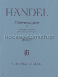 Flute Sonatas Vol.II, "Halle Sonatas" (Flute & Basso Continuo)