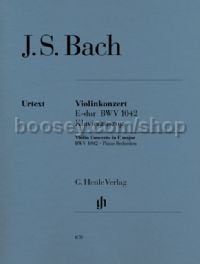 Concerto for Violin in E Major, BWV 1042 (Piano Reduction)