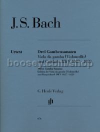 Three Gamba Sonatas, BWV 1027-1029 (Viola da Gamba/Violoncello & Basso Continuo)