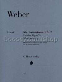 Clarinet Concerto No.2 Ebmaj Op. 74 Cl/Piano