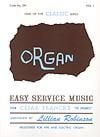 Easy Service Music - Organ Book (Solo)
