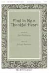 Find In Me a Thankful Heart - SATB