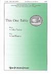 This One Table - SATB
