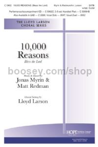 10,000 Reasons -  SATB w/opt. Guitar