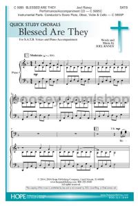 Blessed Are They - SATB