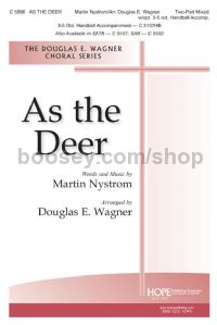 As the Deer - Two Part Mixed w/opt. 3-5 oct. Handbell Accomp. 
