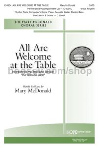 All Are Welcome at the Table - SATB w/opt. Rhythm