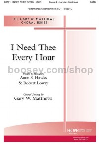 I Need Thee Every Hour (SATB & Piano)