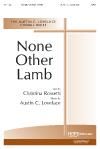 None Other Lamb - SAB