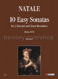 10 Easy Sonatas (Roma 1674) for 2 Descant & Tenor Recorders