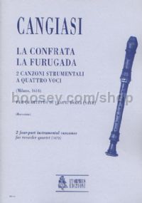 La Confrata, La Furugada for Recorder Quartet (score & parts)