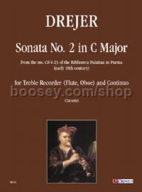 Sonata No. 2 in C Major for Treble Recorder (Flute, Oboe) & Continuo (score & parts)