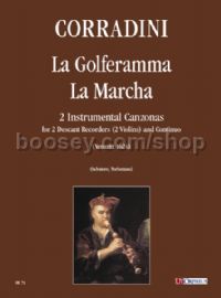 La Golferamma, La Marcha for 2 Descant Recorders & Continuo (score & parts)