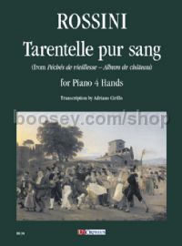 Tarentelle pur sang (from “Péchés de vieillesse – Album de château”) for Piano 4 Hands