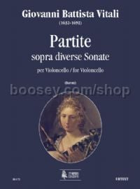 Partite sopra diverse Sonate for Cello (score & parts)