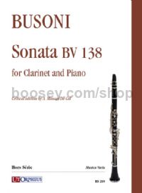 Sonata BV 138 for Clarinet & Piano (score & parts)