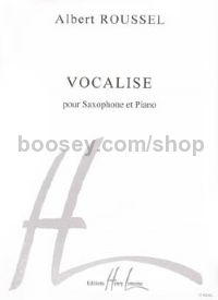 Vocalise - alto saxophone & piano
