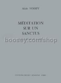 Méditation sur un Sanctus - alto saxophone & organ