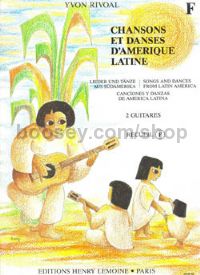 Chansons et danses d'Amérique latine,  Vol. F - 2 guitars