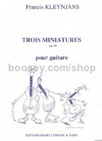 3 Miniatures - guitar