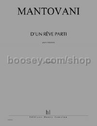 D'un rêve parti - flute, clarinet, piano, violin, viola & cello (score)
