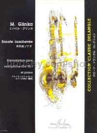 Sonate inachevée - alto saxophone & piano
