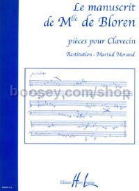 Manuscrit de Melle de Bloren - harpsichord